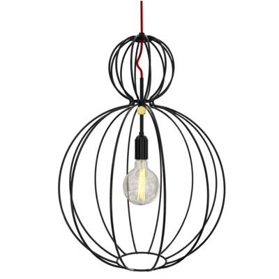 Hyotan黑色葫芦形灯罩吊灯3D模型（OBJ,FBX,MAX）