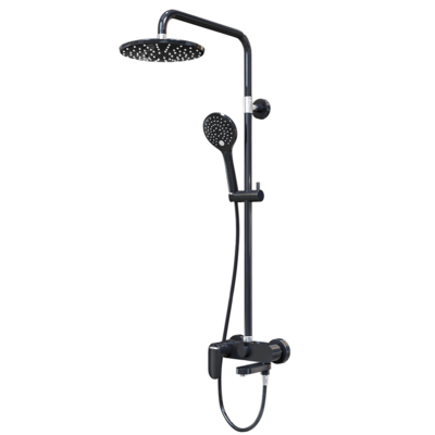 A17401带水龙头软管和花洒的全套浴室淋浴系统3D模型（OBJ,FBX,MAX）