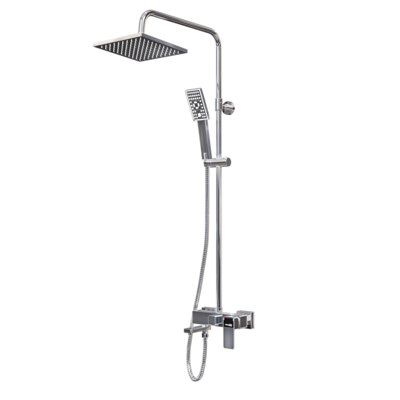 A17701带水龙头软管和花洒的全套浴室淋浴系统3D模型（OBJ,FBX,MAX）