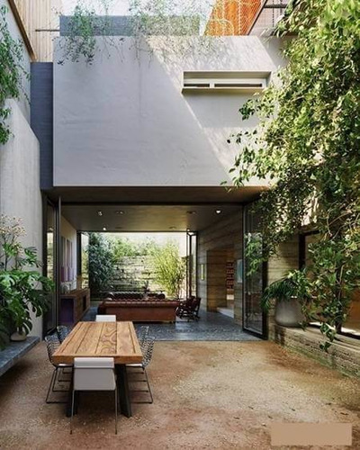 客厅外的小院场景室外场景3D模型（MAX）