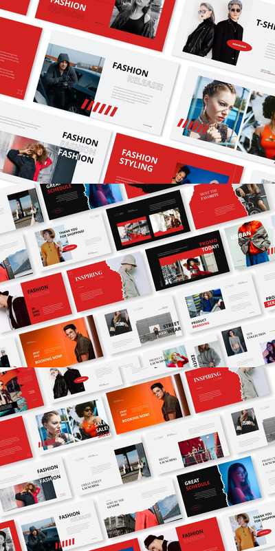 城市时尚内容排版PPT模版 (PPTX,PPT,PDF)