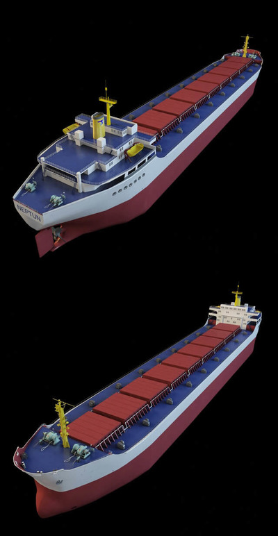 货船3D模型（FBX,MAX）