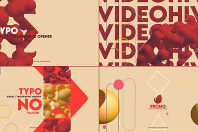 动态元素标志Logo显示视频PR模板[mogrt]