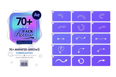 动画箭头AE视频素材[aep]