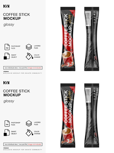 咖啡棒模型样机 (PSD)