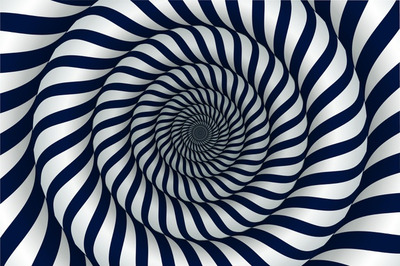 3D条纹圆形空洞视错觉背景矢量素材[ai,eps]