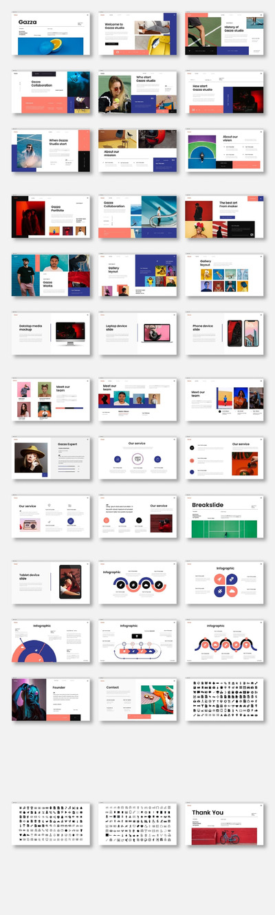 时尚高端简约商业商务powerpoint幻灯片演示模板（pptx）