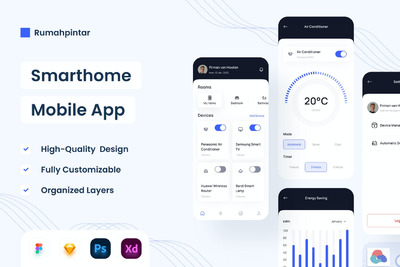 数据展示App UI Kit (PSD,FIG,XD,SKETCH)