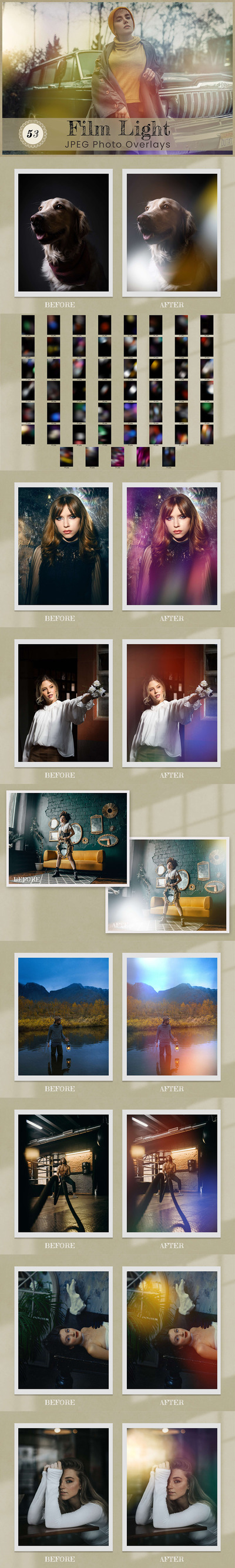 电影光效数字散景照片叠层素材 (jpg)