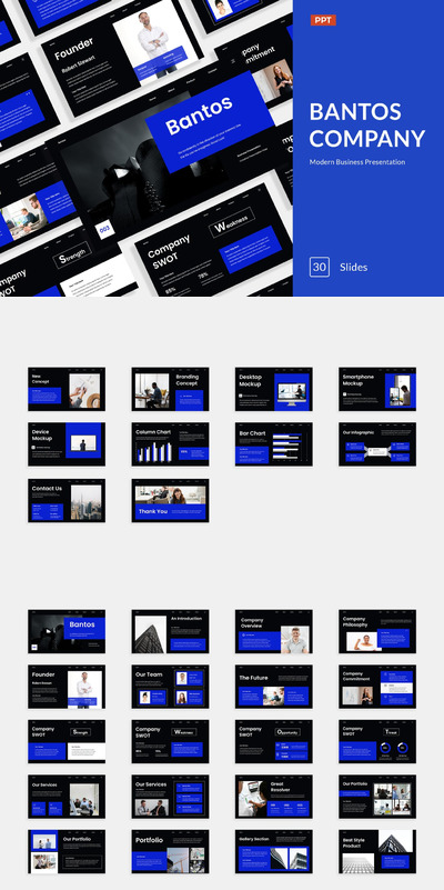 时尚高端配色的高品质商业商务质感powerpoint大数据幻灯片演示模板（pptx）