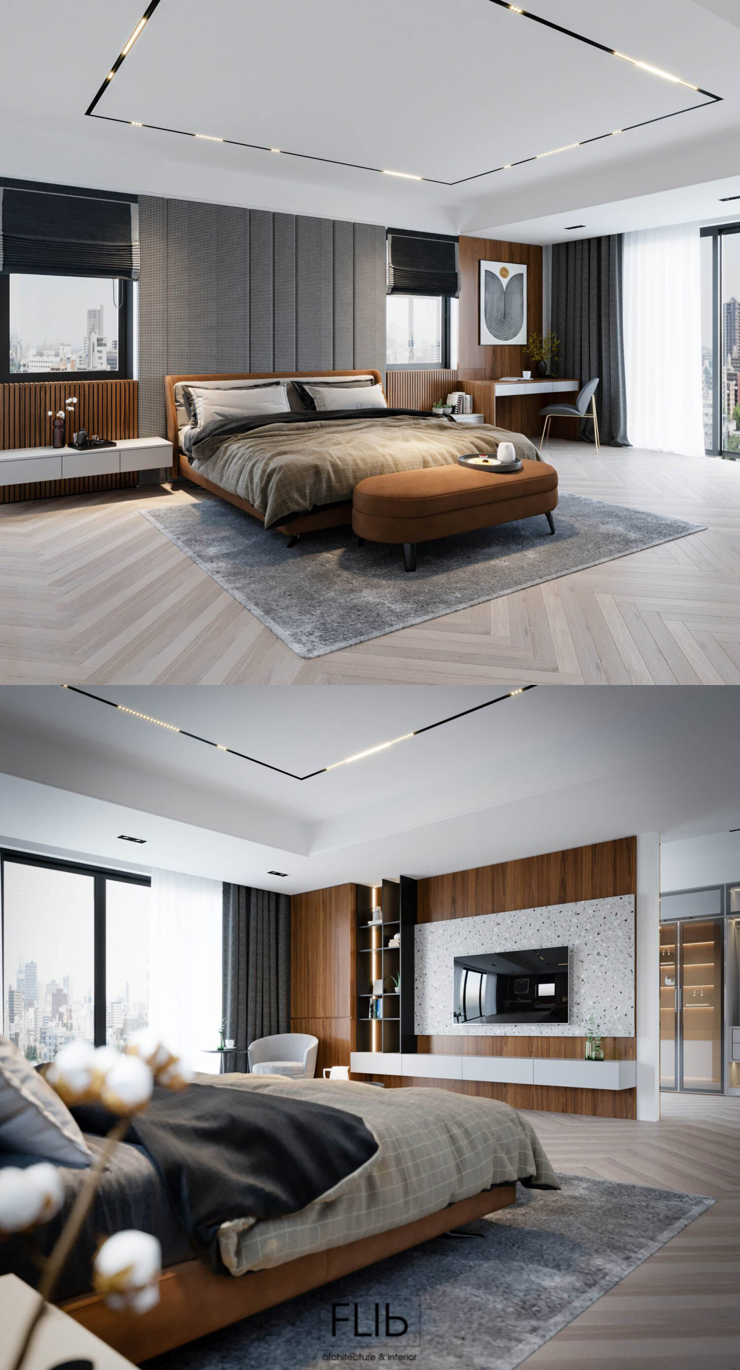 卧室设计卧室内部场景3D模型（MAX）