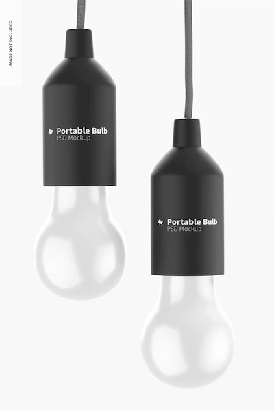 悬挂便携式灯泡设计样机[psd]