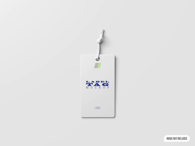 品牌标签设计样机模板[psd]