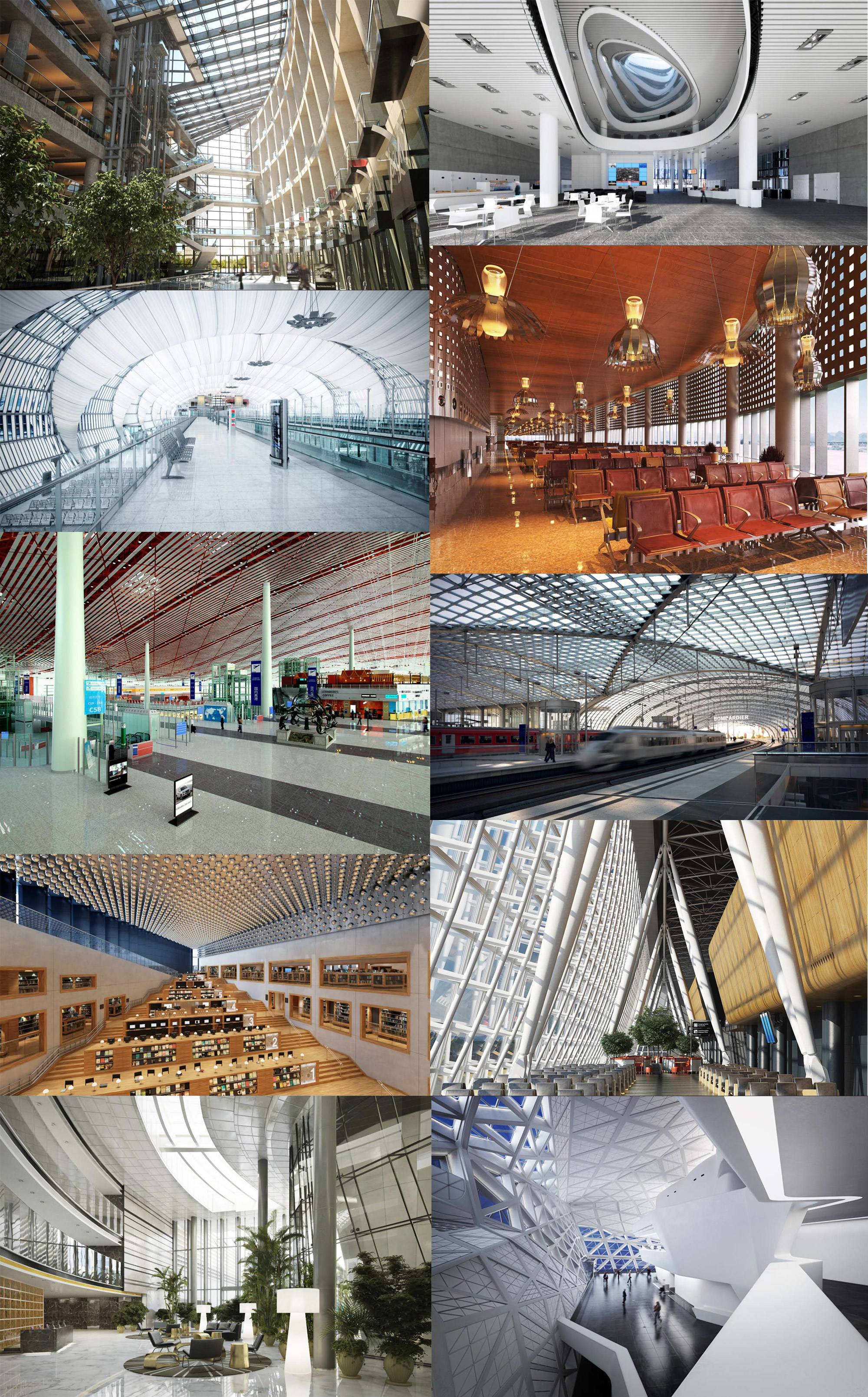 10组带纹理的室内场景3D模型合集（MAX）