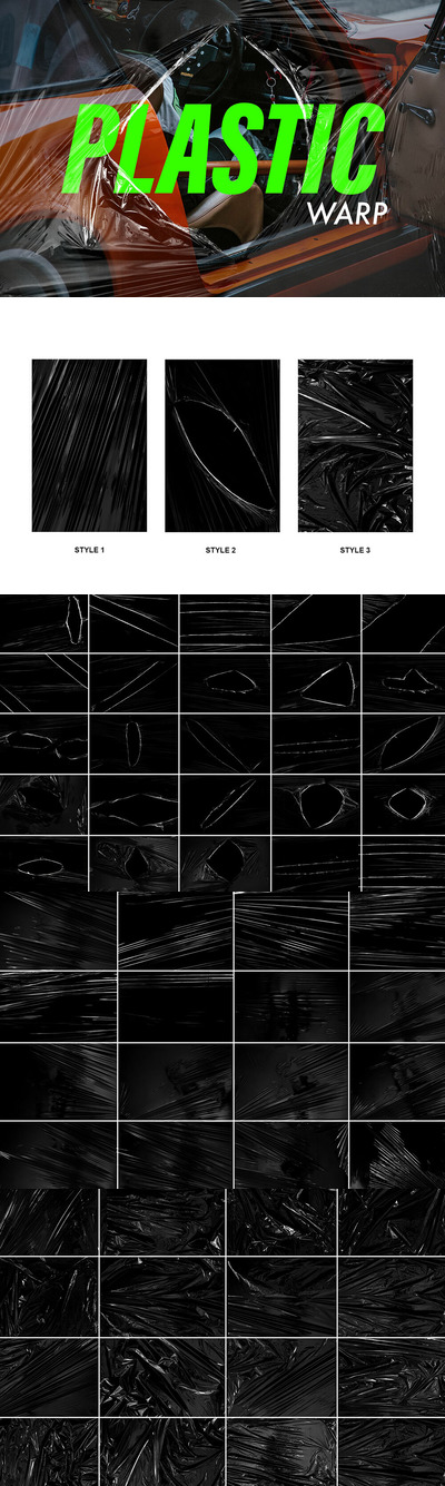 塑料保鲜膜纹理背景 (jpg)