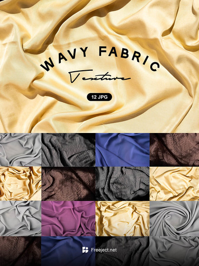 波浪织物纹理背景 (jpg)