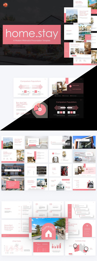 寄宿托管房产PPT模版 (PPTX)