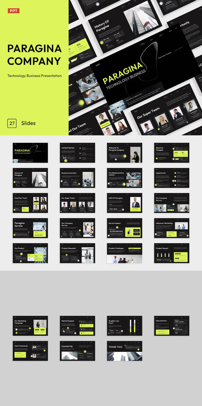 时尚企业展示PPT模版 (PPTX,PPT)