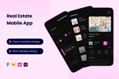房地产 App UI Kits