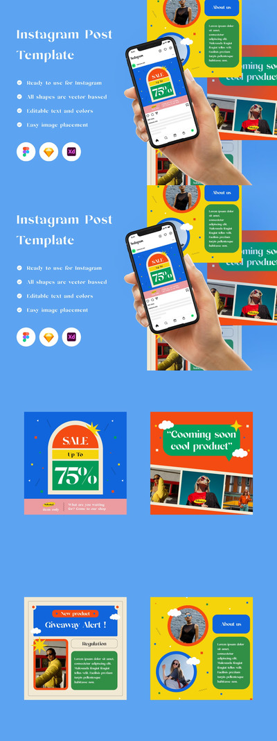 移动端社交广告模板APP