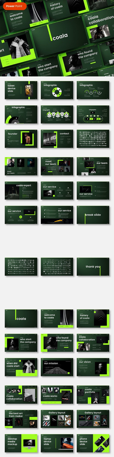 时尚企业介绍PPT模版 (PPTX)