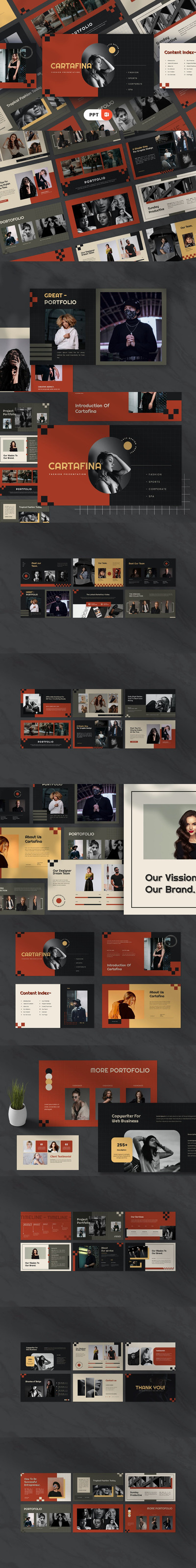 时尚高端多用途的高品质powerpoint幻灯片演示模板（pptx）