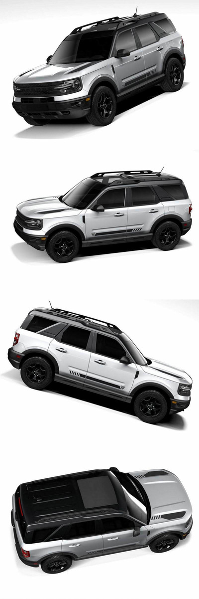 Ford福特Bronco Sport First Edition 2021款SUV汽车3D模型（OBJ,FBX,MAX）