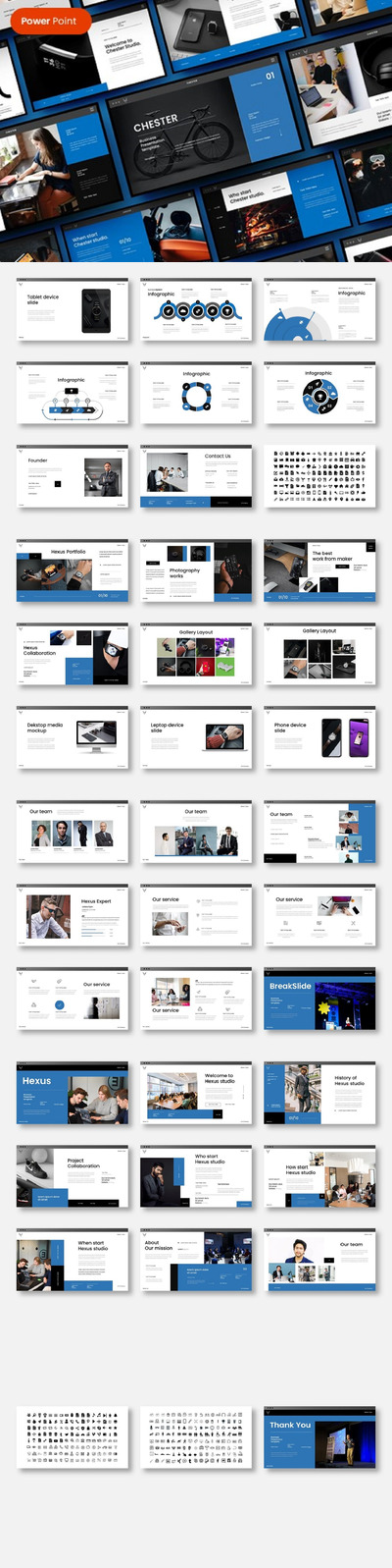 时尚高端专业的高品质商业商务质感powerpoint幻灯片演示模板（pptx）