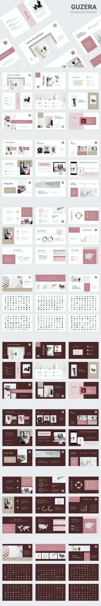 极简主义产品展示PPT模版 (PPTX)