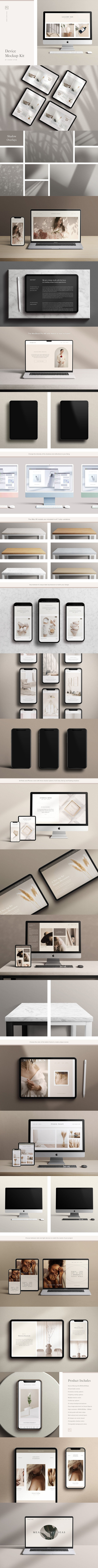 高分辨率场景苹果系列设备样机套件[1.85GB]