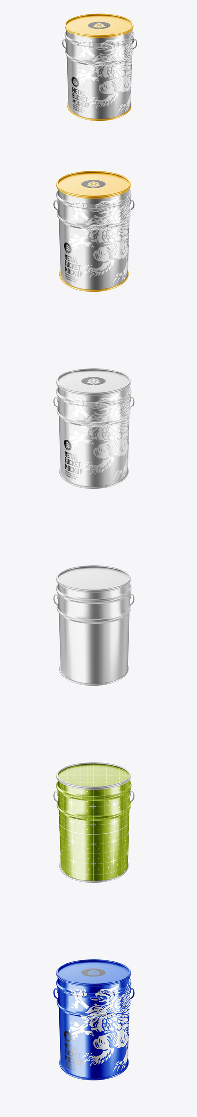 金属油漆锡罐外观包装设计样机 (PSD)