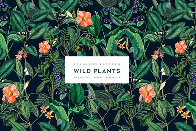 野生植物图案 (JPG)