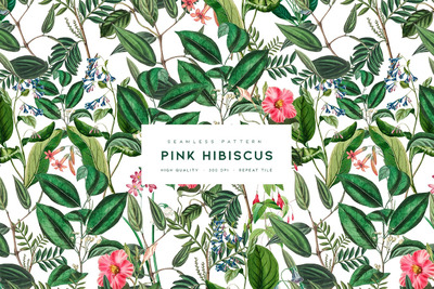 粉红芙蓉图案 (JPG)