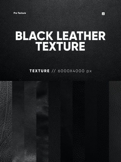 黑色皮革材质纹理 (JPG)