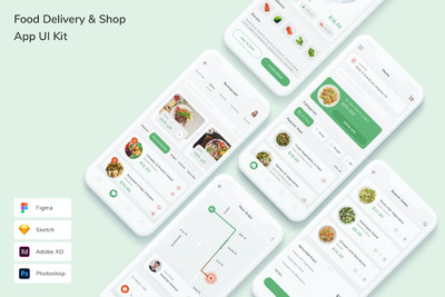 美食外卖店 App UI Kit