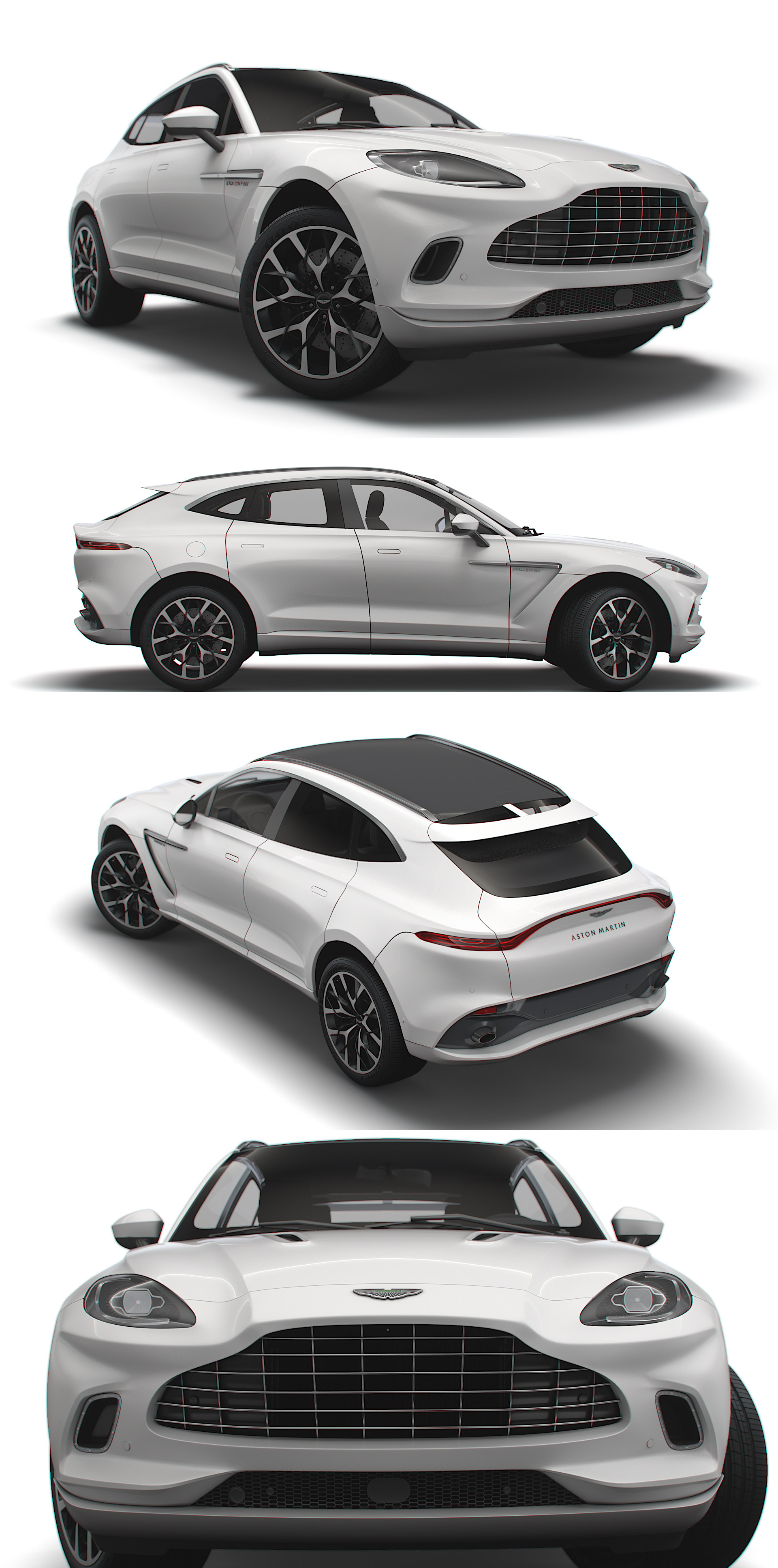 阿斯顿·马丁Aston Martin DBX Straight Six 2022款汽车3D模型（FBX,blend）