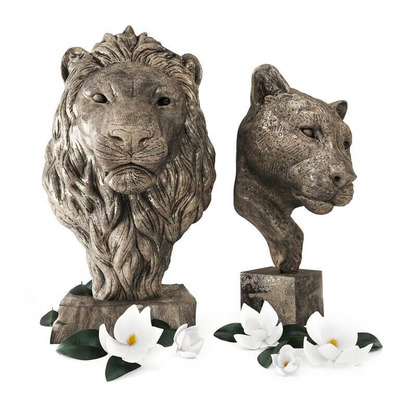 狮子半身雕像3D模型（OBJ,FBX,MAX）