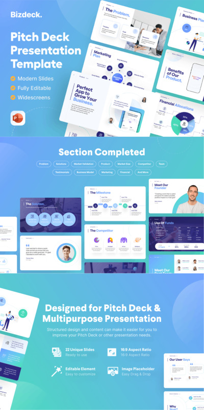 业务计划PPT模版下载 (PPTX)