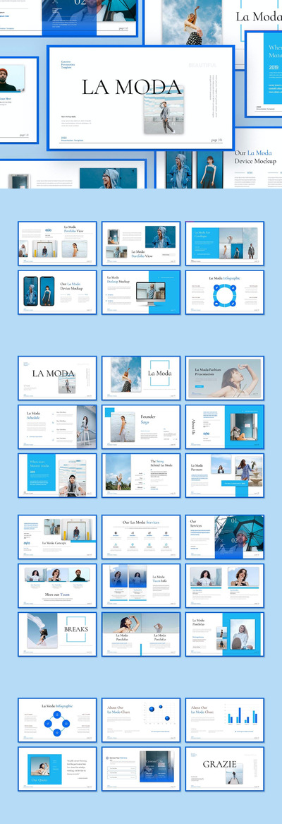 现代风格的产品PPT模版下载 (PPT,PPTX)