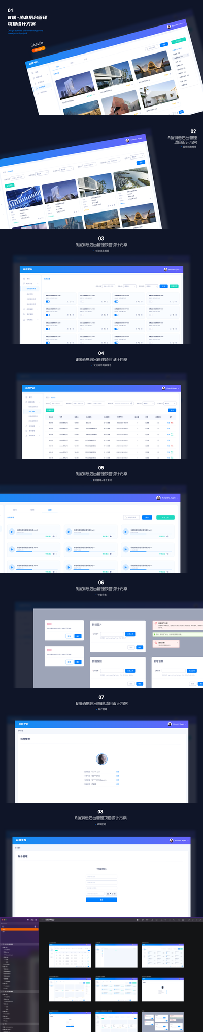 Sketch打造消息后台管理项目设计方案