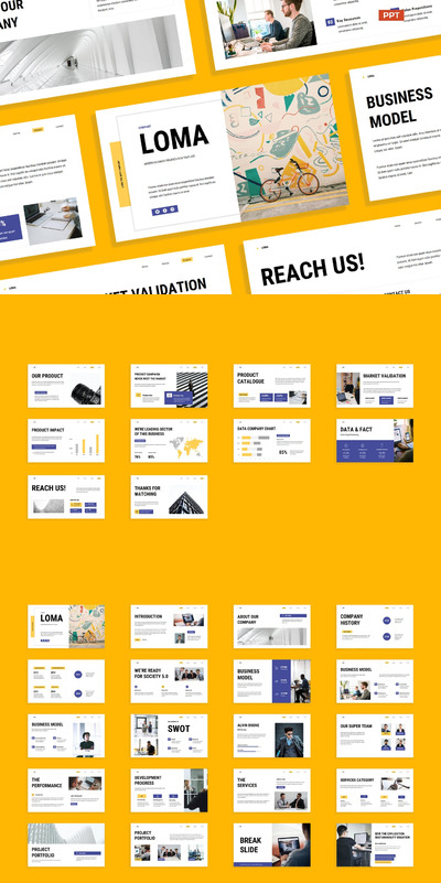 企业营销策略PPT模版 (PPTX,PPT)