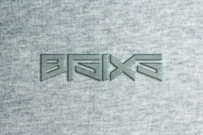 浮雕刺绣徽标Logo样机 (PSD)