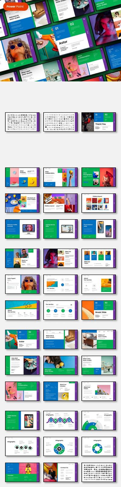 创意机构PPT模版 (PPTX)