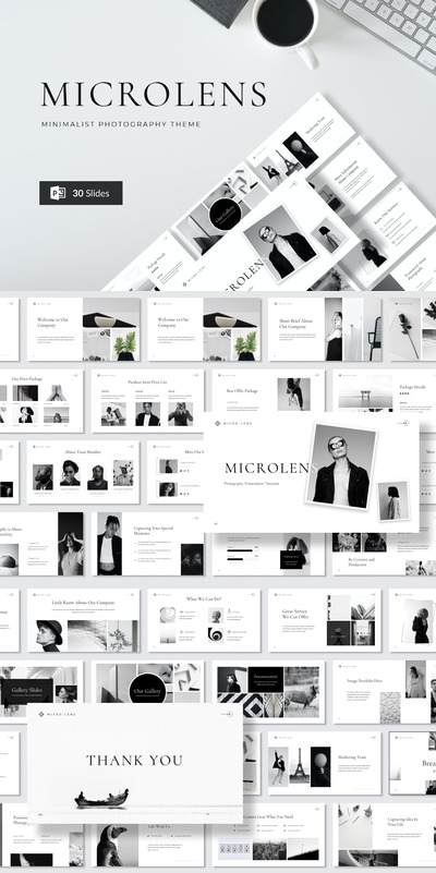 摄影演示PPT模版 (PPT,PPTX)