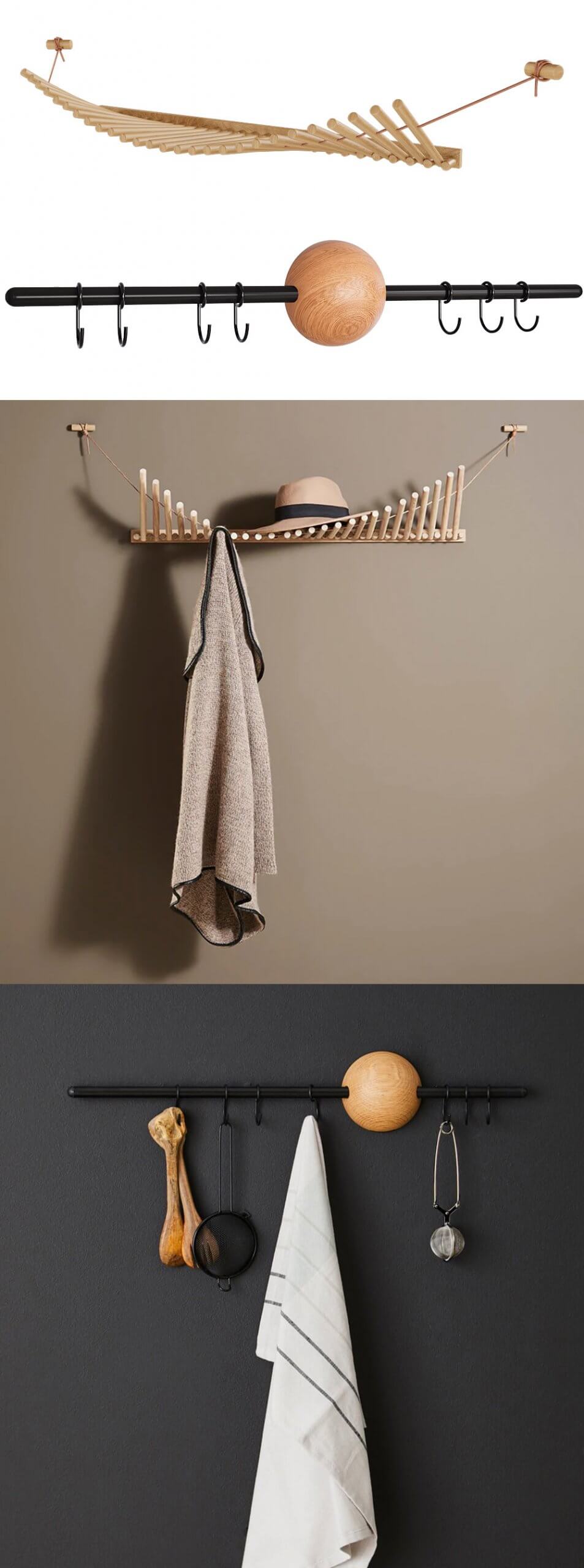 2款造型独特的丹麦Woud衣帽架3D模型（OBJ,FBX,MAX）