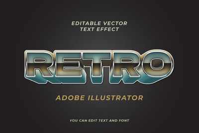 复古色彩矢量文本 (AI,EPS)