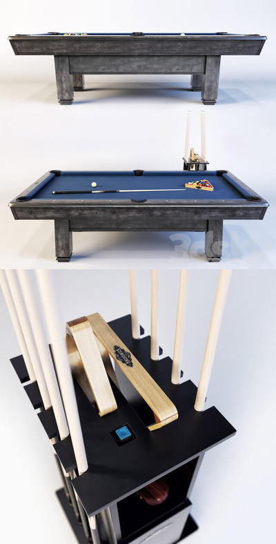 Brunswick台球桌3D模型（OBJ,MAX）