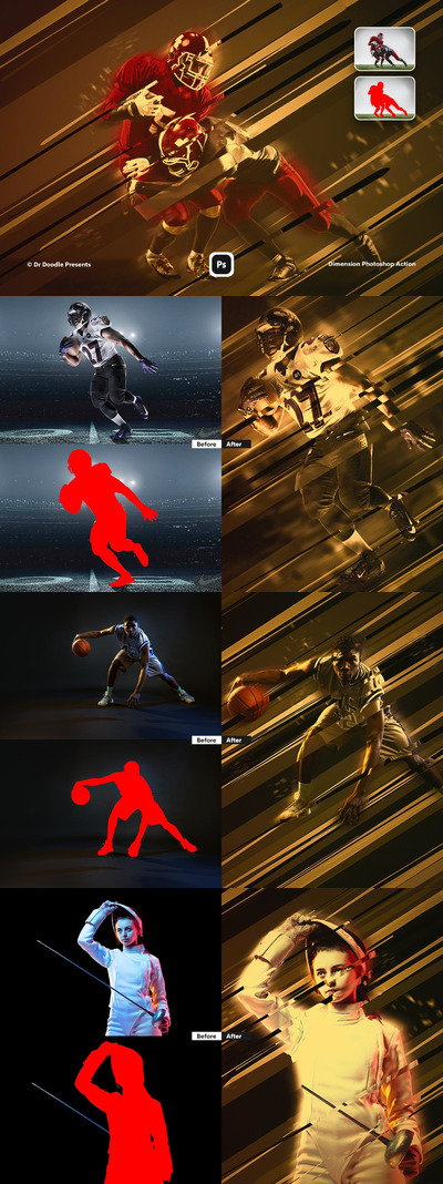 PS电影海报特效动作 (ATN)