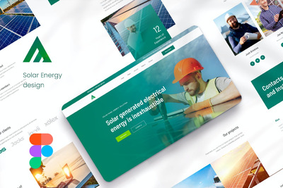太阳能网页模版 (FIG)