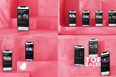 App演示手机视频AE模板[aep]